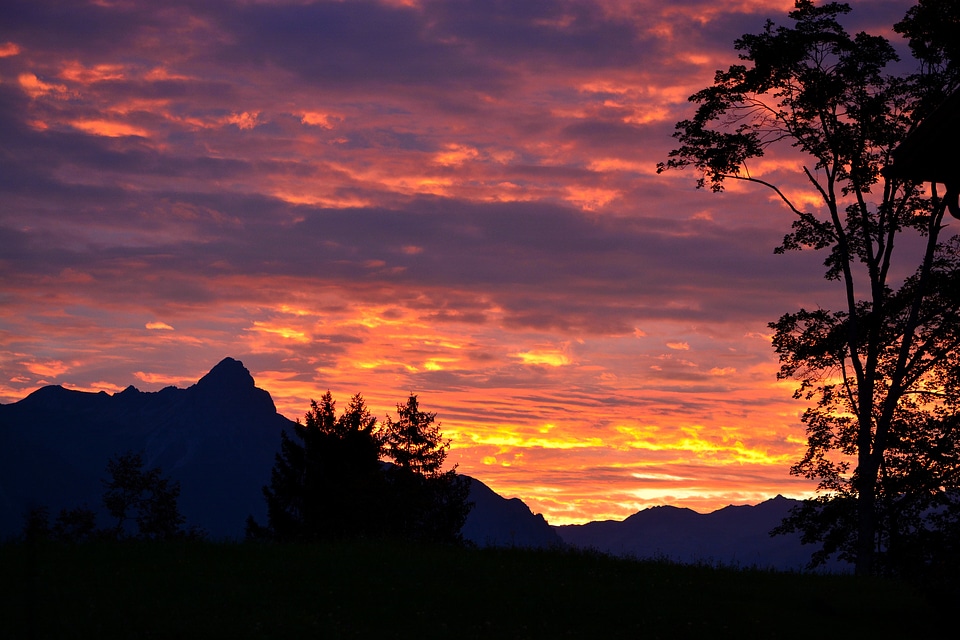 Morgenstimmung afterglow sunset photo