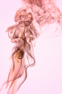 Swirling pink smoke photo