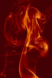 Dark red smoke background