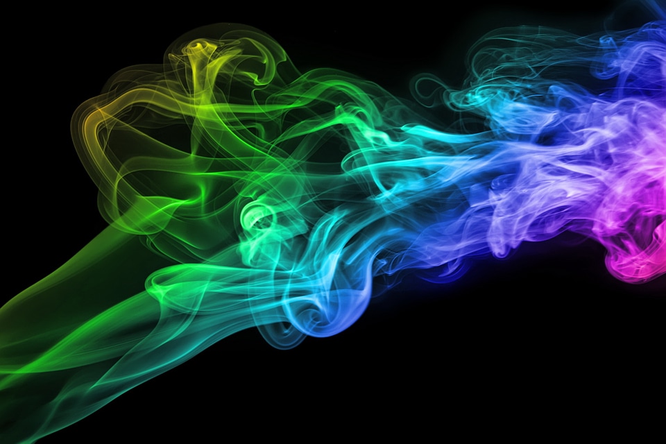 Abstract Background of Colored Smoke
