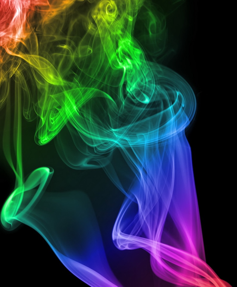 Multi color smoke photo