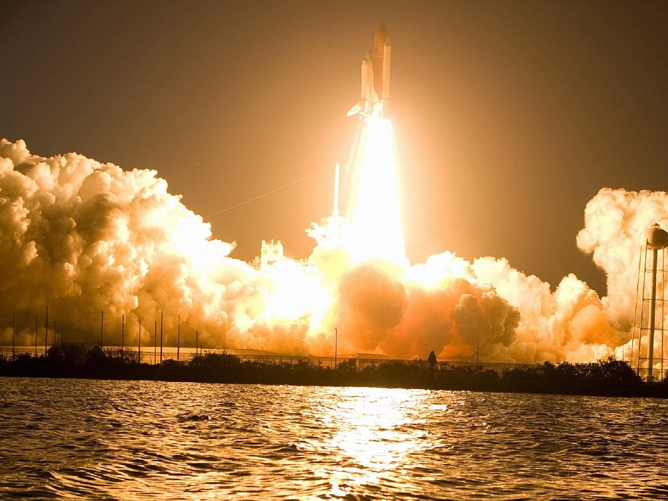 Flight astronaut rocket