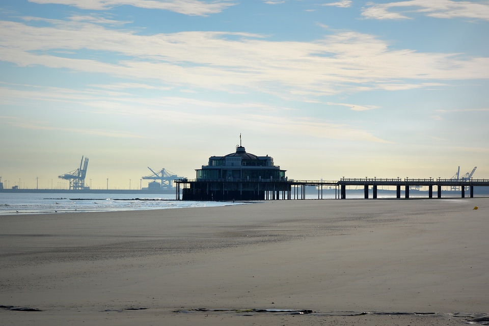 Sea beach zeebrugge