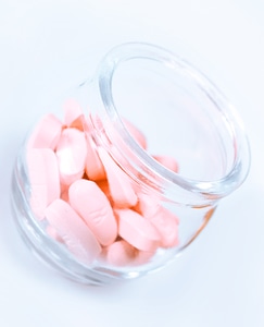 Pink Pills in a Jar photo