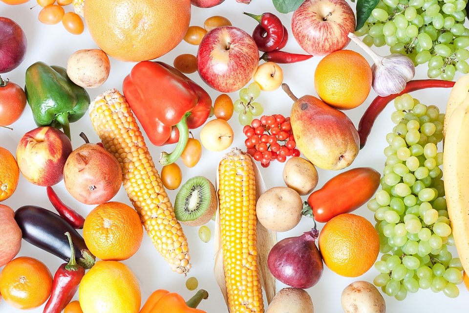 Fruits and Vegetables Background
