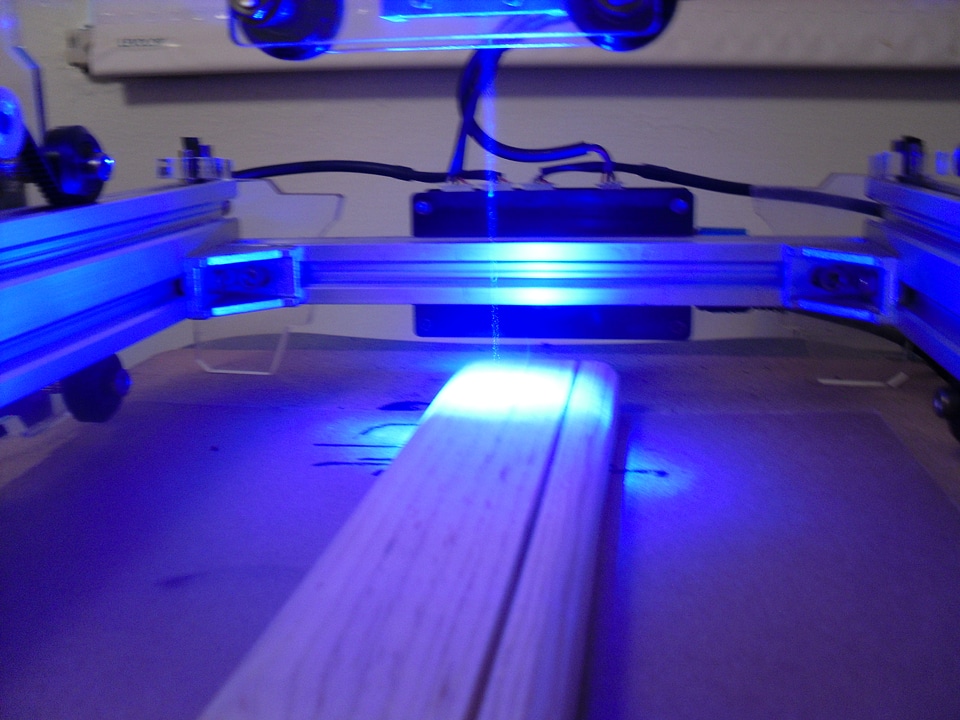 Laser built from kit