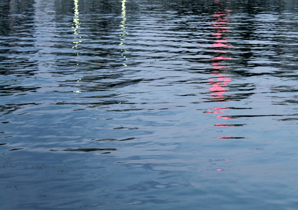 Water Surface in Evening Time
