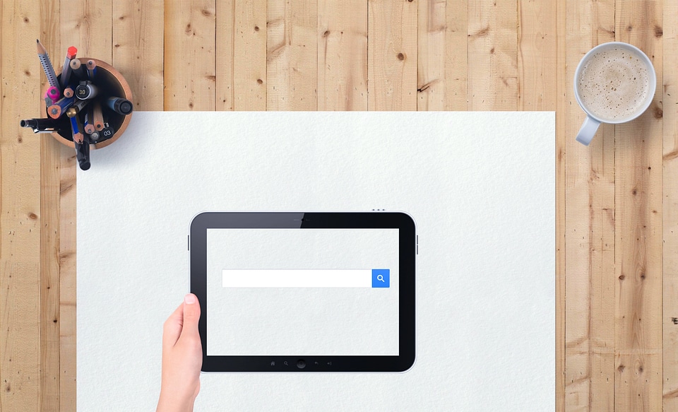 Search Engine on iPad
