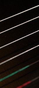 Guitar Strings Closeup