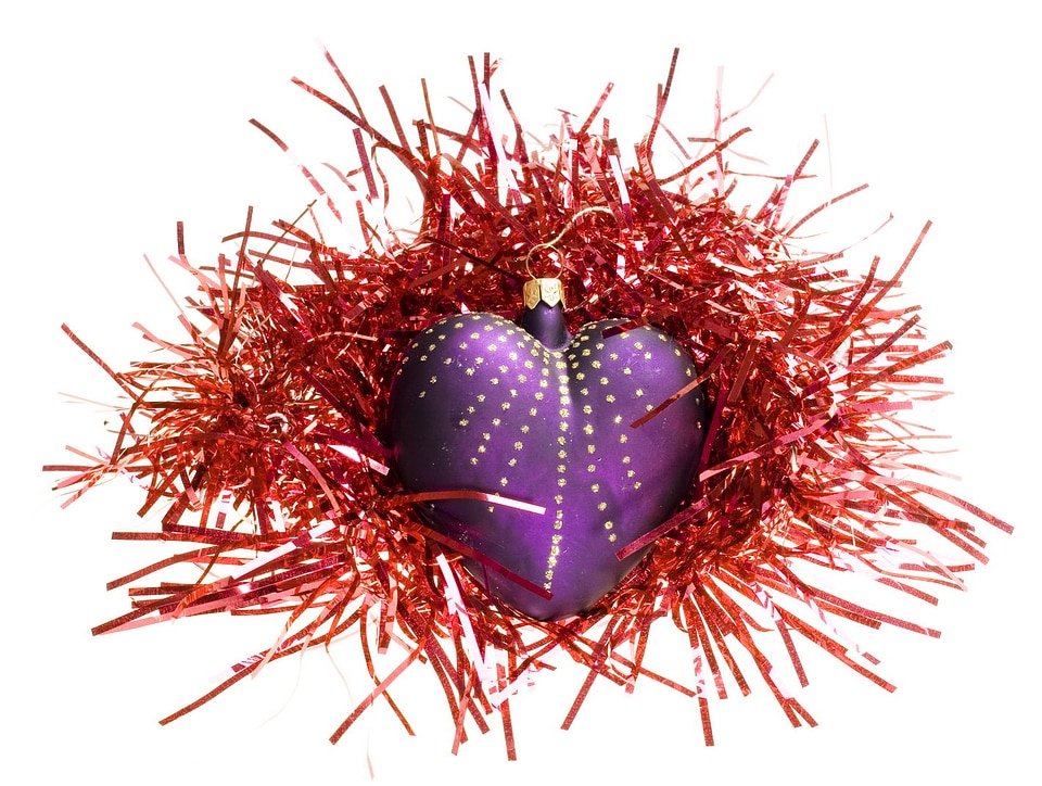 Purple Heart Christmas Decoration