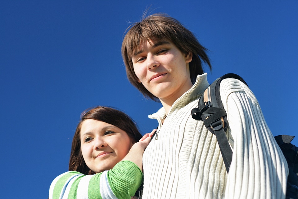 boy and girl photo