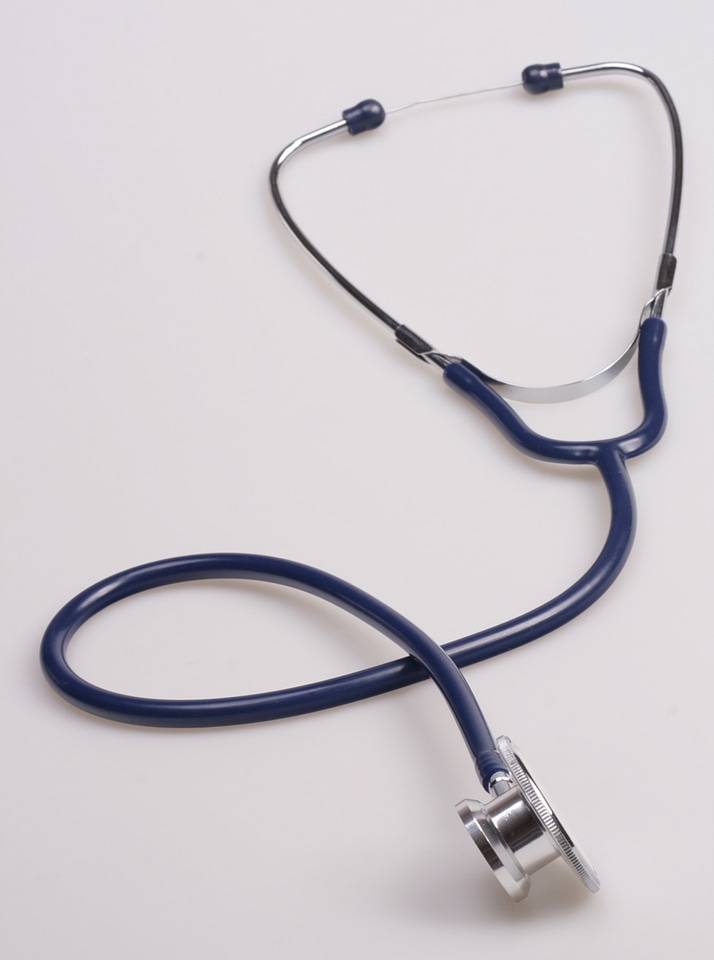 Blue stethoscope photo