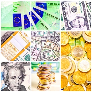 Collage of Money photo