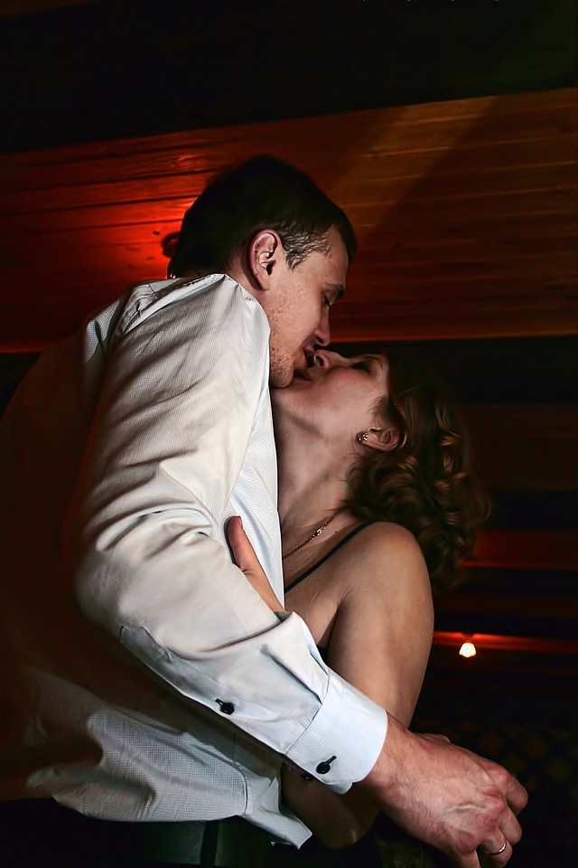 Couple kissing