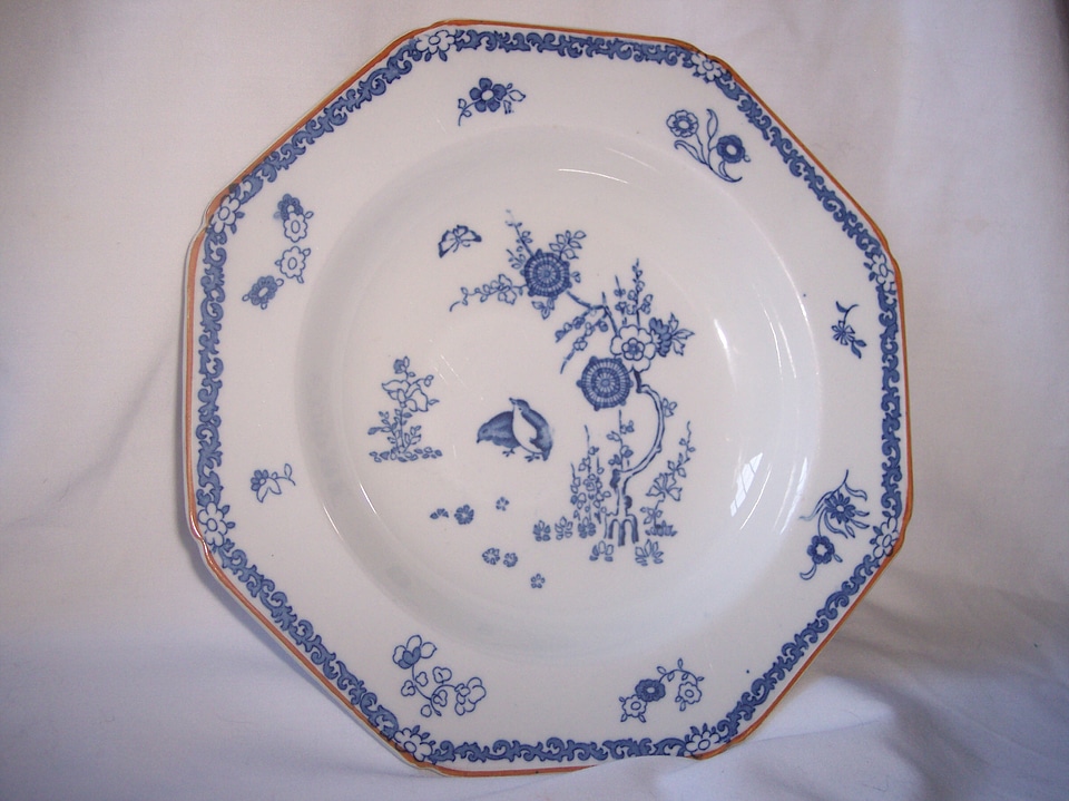 Porcelain soup bowl
