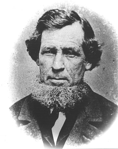 Vintage man with beard photo