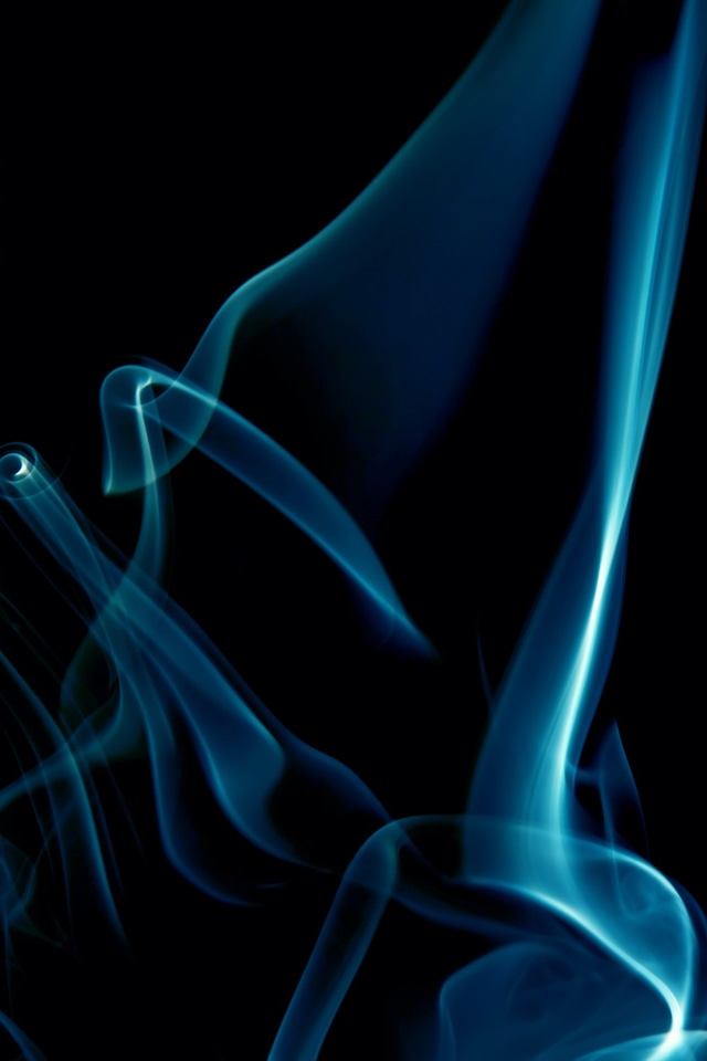Blue smoke