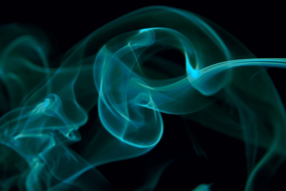 Blue smoke