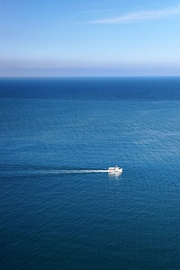 Ship at sea photo