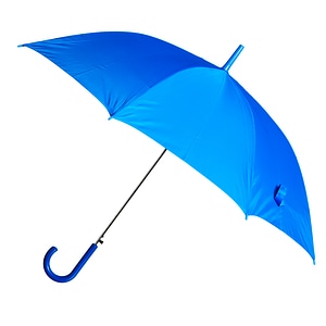 Blue umbrella photo