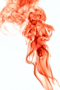 Abstract red smoke photo