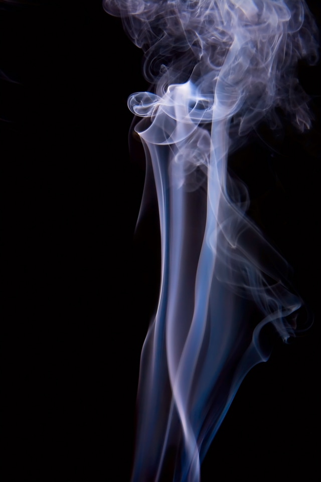 Abstract swirly smoke