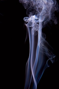 Abstract swirly smoke photo