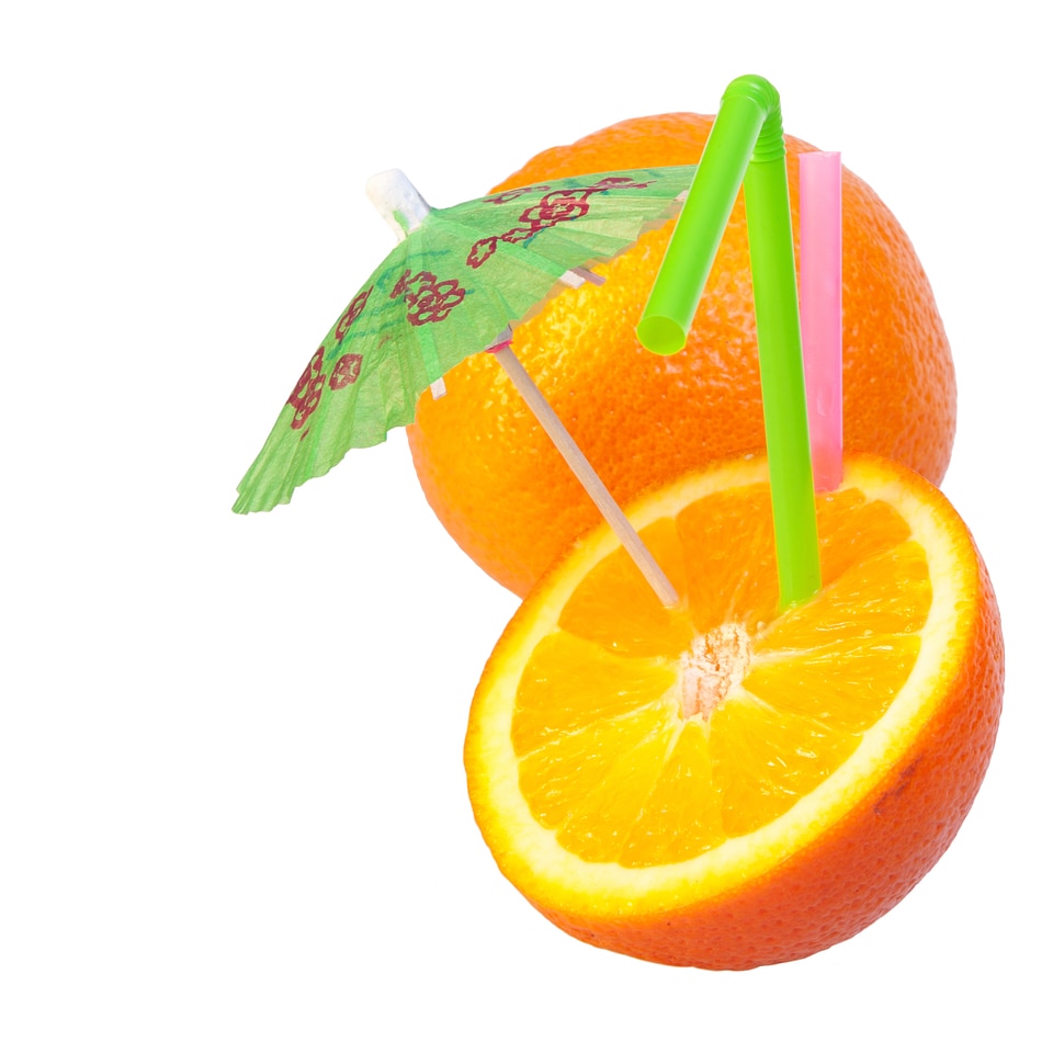 Orange cocktail photo