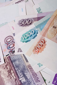 Russian banknotes