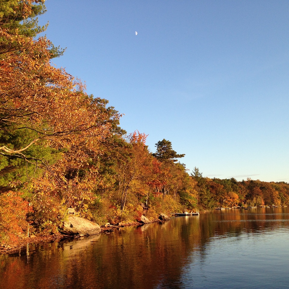 Scenic fall sky
