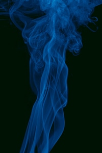 Dark blue smoke background photo