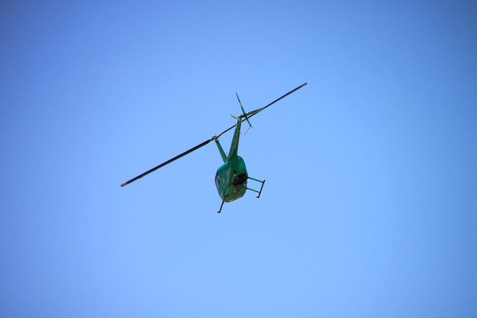 Transportation blue aircraft