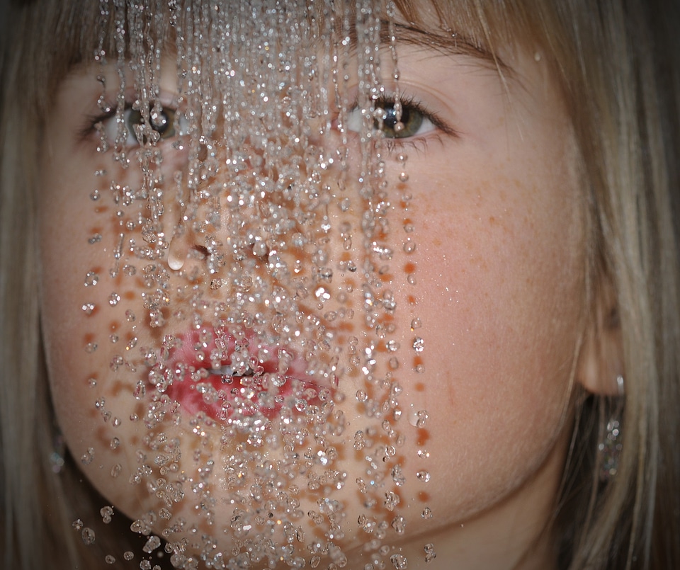 Child girl face