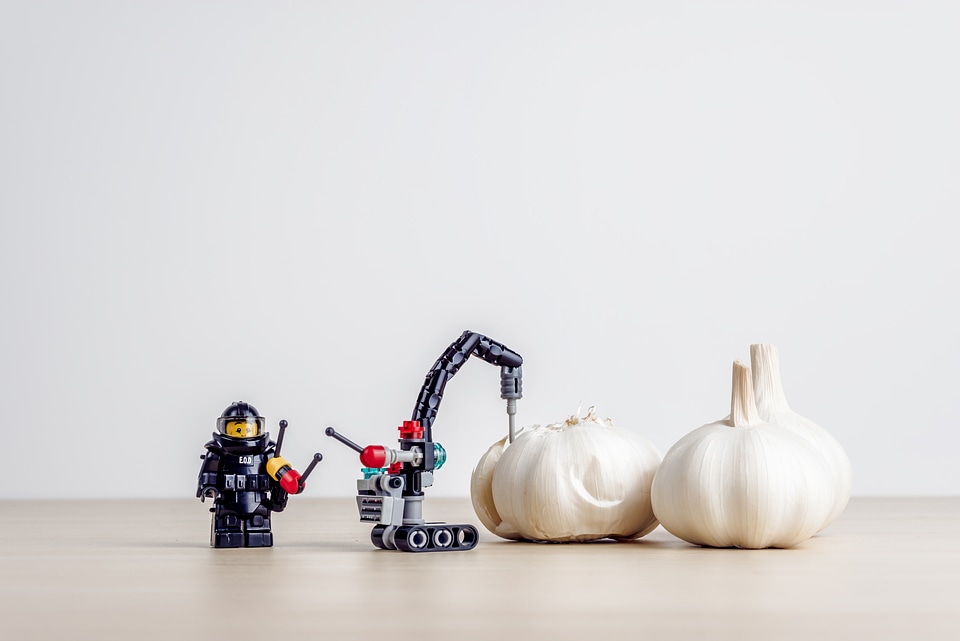Garlic peeling concept