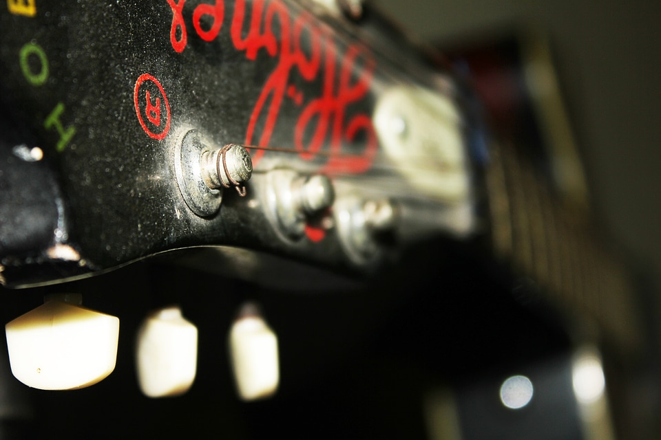 Guitar Strings Closeup
