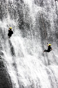 Waterfall Rappelling Adventure photo