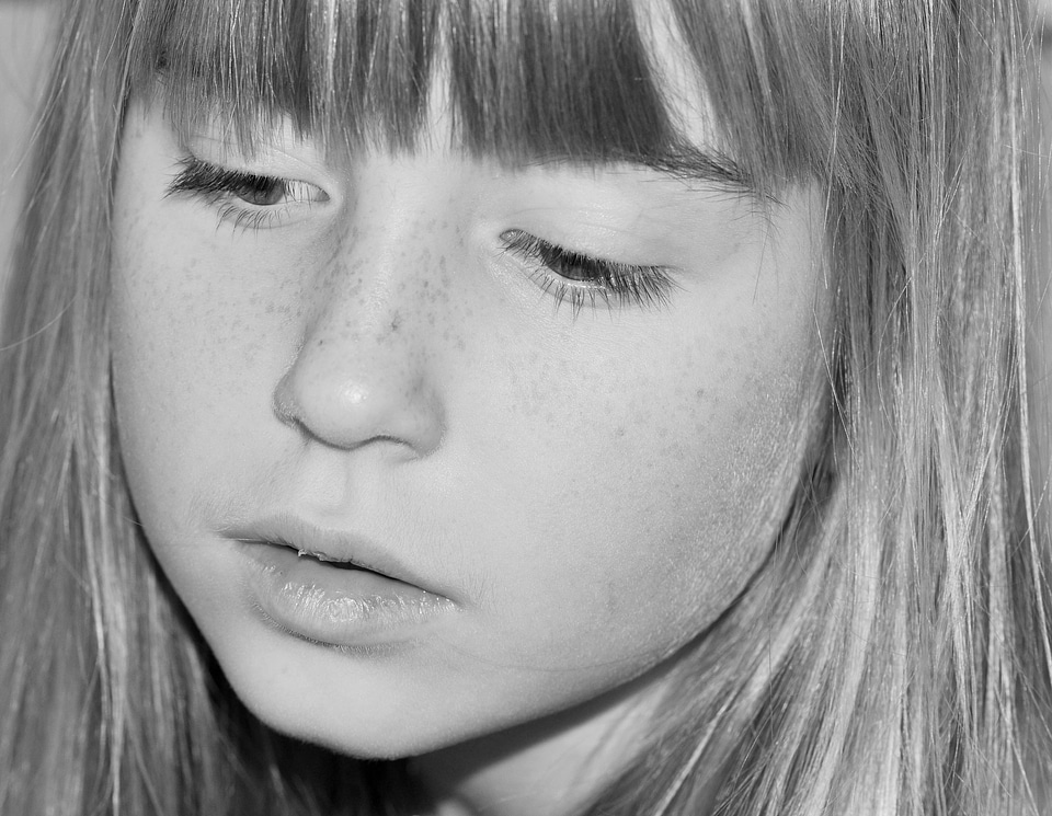 Thoughtful consider portrait