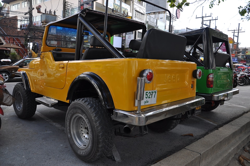 Thailand Jeeps Road