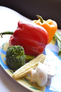 Vegetables Plate photo