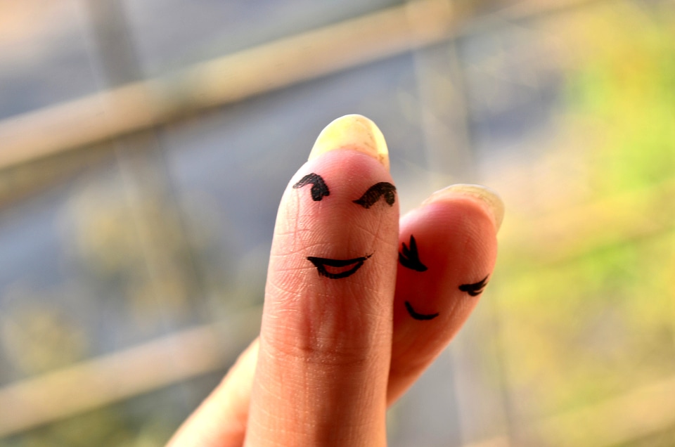Finger Smiley Faces