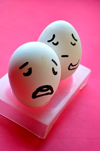 Sad Egg Smiley photo