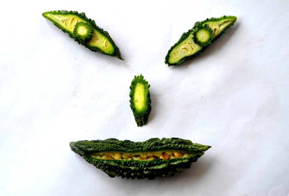 Smiley Made From Veggies