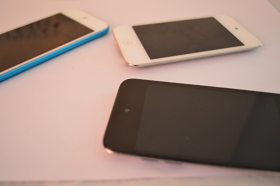 Three Music Players Ipod