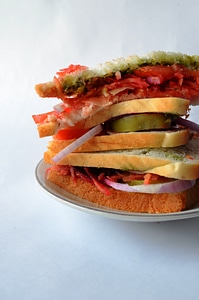 Vegetable Sandwich 4 photo