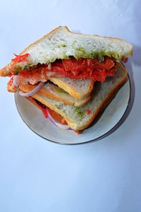 Vegetable Sandwich photo