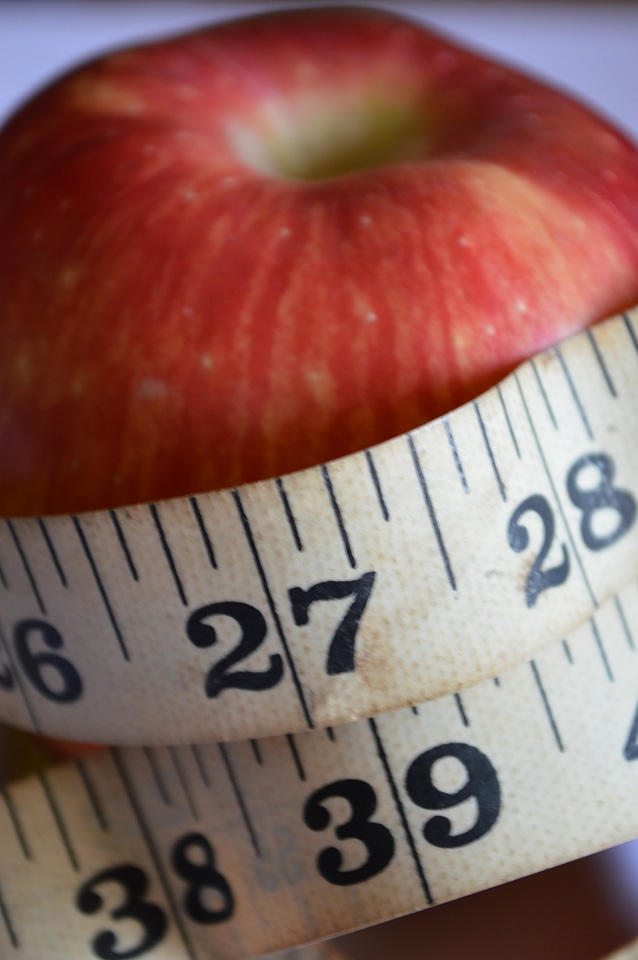 Diet Apple Measure Tape Waist