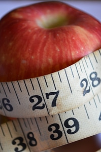 Diet Apple Measure Tape Waist photo