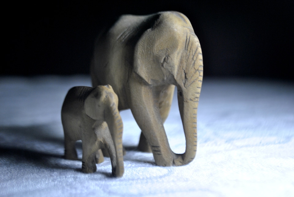 Elephant Model Statue