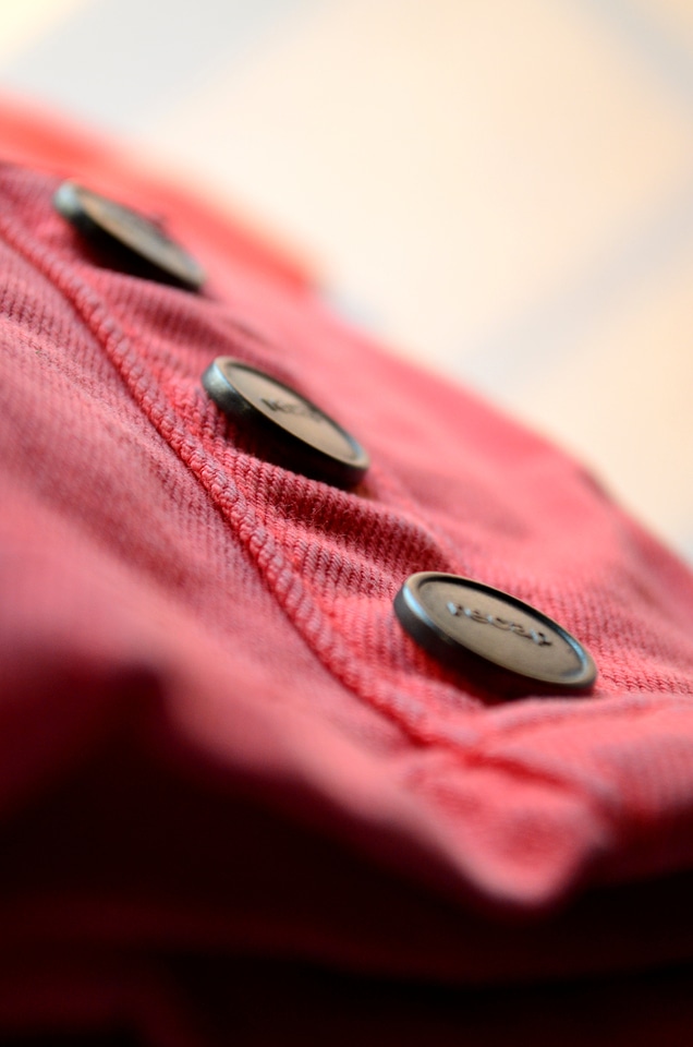 Pink Pants Buttons