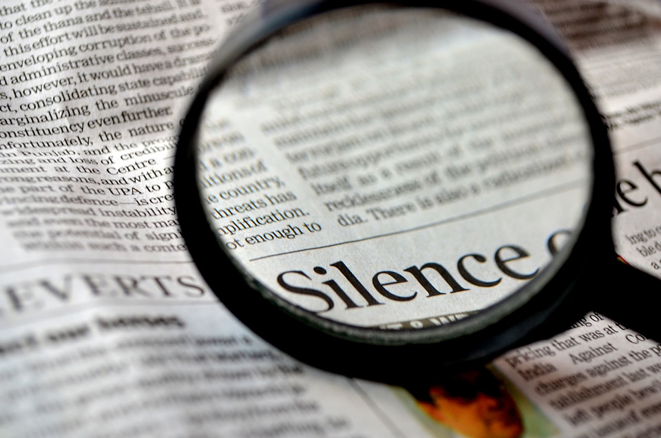 Silence Word Magnified